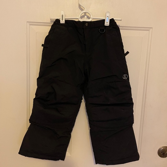 Lands End Squall Black Ski Snow Pants Sz 4 Unisex - Picture 15 of 16